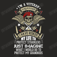 I'm A Veteran Granddad T Shirt Ladies Fitted T-shirt | Artistshot