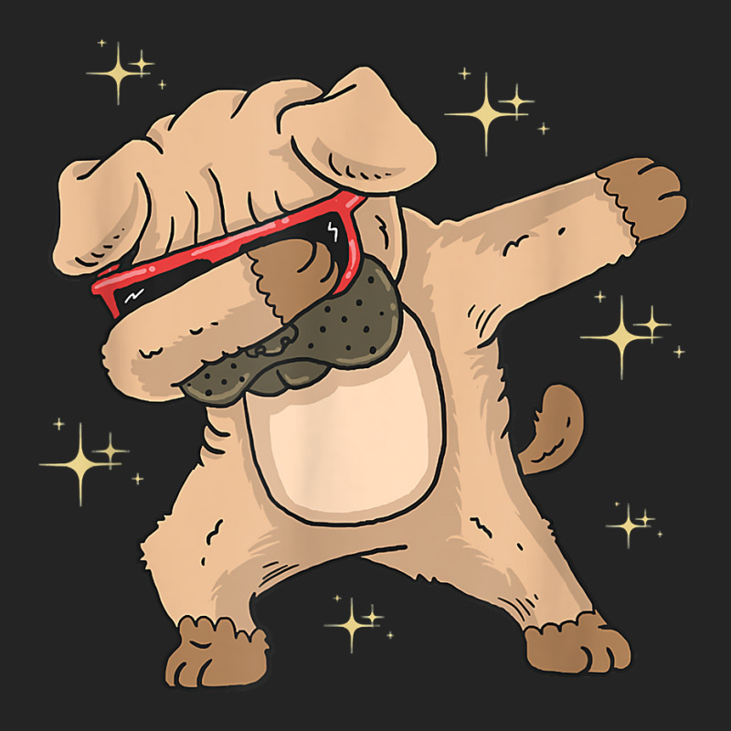 Dabbing Pug For Bad Ass Dog Owner T Shirt 3/4 Sleeve Shirt | Artistshot