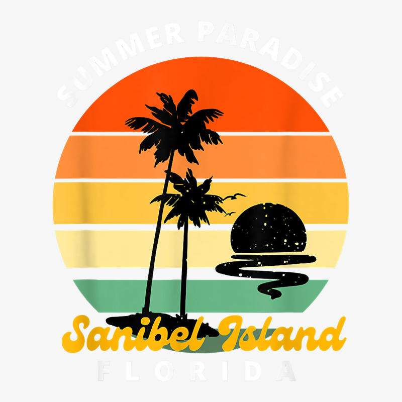 Summer Paradise Tops For Women Graphic Tees Sanibel Island T Shirt Ladies Fitted T-shirt | Artistshot