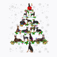 Doberman Pinscher Dogs Tree Christmas Sweater Xmas Pet Dog T Shirt T-shirt | Artistshot