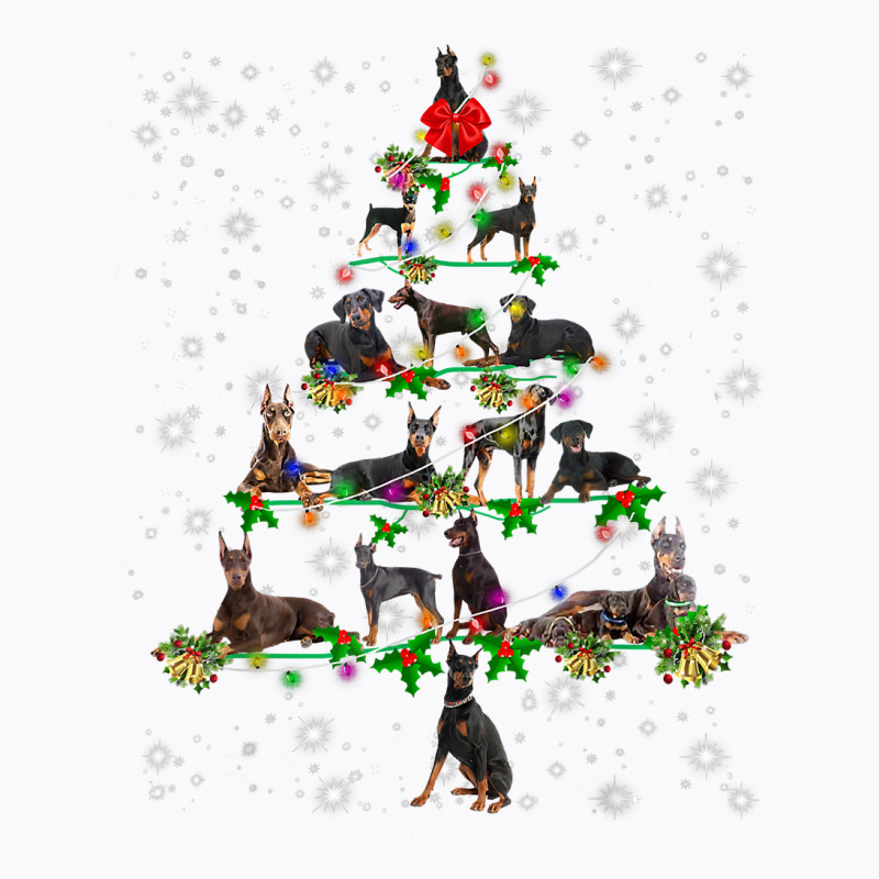 Doberman Pinscher Dogs Tree Christmas Sweater Xmas Pet Dog T Shirt T-shirt | Artistshot