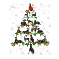 Doberman Pinscher Dogs Tree Christmas Sweater Xmas Pet Dog T Shirt Crewneck Sweatshirt | Artistshot