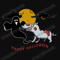 Zombie Dog Injured Ghost Happy Halloween Crop Top | Artistshot