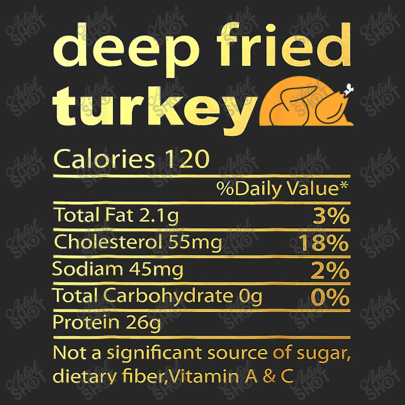 Thanksgiving Deep Fried Turkey Nutrition Food Facts Thanksgiving Costu Men's T-shirt Pajama Set | Artistshot