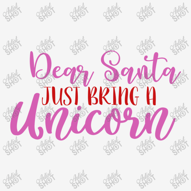 Dear Santa Just Bring A Unicorn Toddler 3/4 Sleeve Tee | Artistshot