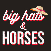 Womens Funny Horse Racing Fascinators Big Hats And Horses Ky Derby V N Tank Top | Artistshot