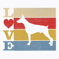 Dogs 365 Retro Love Doberman Pinscher Dog Vintage Gift Premium T Shirt T-shirt | Artistshot