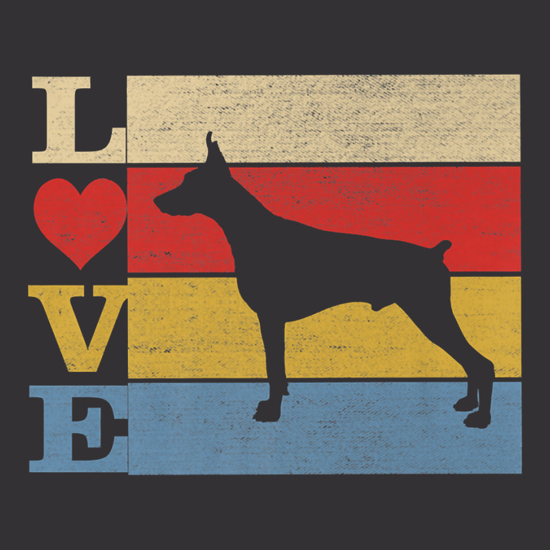 Dogs 365 Retro Love Doberman Pinscher Dog Vintage Gift Premium T Shirt Vintage Hoodie | Artistshot