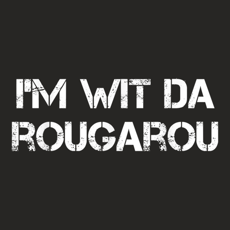 Wit Da Rougarou Funny Cajun Swamp Monster Tshirt Ladies Fitted T-Shirt by bhuvanseeliger | Artistshot