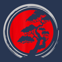Red Moon Buddhist Gardening Japanese Culture Bonsai Tree T Shirt Ladies Denim Jacket | Artistshot