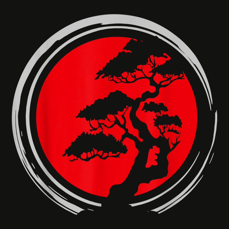 Red Moon Buddhist Gardening Japanese Culture Bonsai Tree T Shirt Scorecard Crop Tee | Artistshot