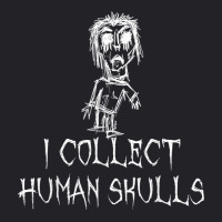 I Collect Human Skulls Halloween Costume Word Design T Shirt Youth Tee | Artistshot