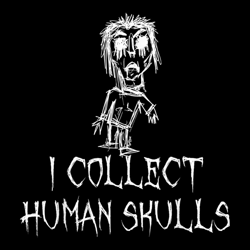 I Collect Human Skulls Halloween Costume Word Design T Shirt Long Sleeve Baby Bodysuit | Artistshot