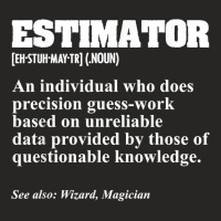 Estimator Estimating Calculations Jobs T Shirt Ladies Fitted T-shirt | Artistshot