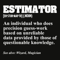 Estimator Estimating Calculations Jobs T Shirt Scorecard Crop Tee | Artistshot