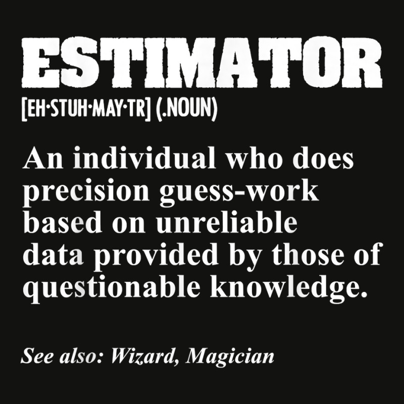 Estimator Estimating Calculations Jobs T Shirt Scorecard Crop Tee by jacolepachew | Artistshot