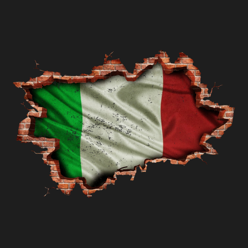 Italy Flag Inside Wall Classic T-shirt by autlu2024 | Artistshot