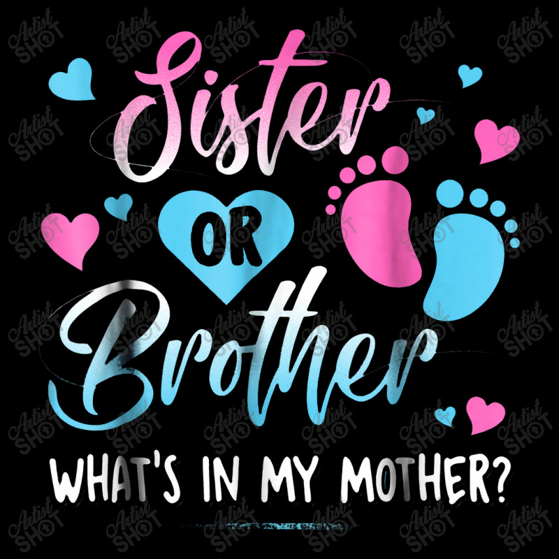 Sister Or Brother What's In My Mother Gender Party Toddler Sweatshirt by celanasubek | Artistshot