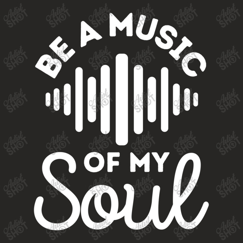 Be A Music Of My Soul - Music Lovers Ladies Fitted T-Shirt by Sutra Lotus Co | Artistshot