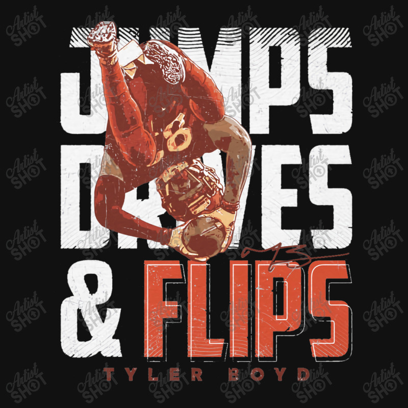 Tyler Boyd Flip Celebration Baby Bibs | Artistshot