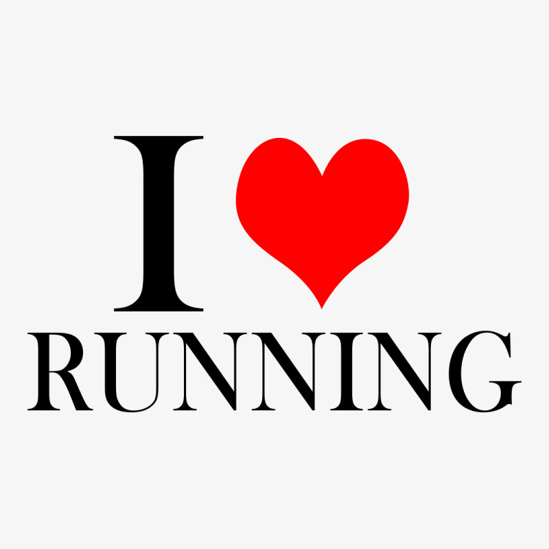 I Love Running Ladies Fitted T-Shirt by MegaAgustina | Artistshot