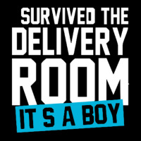 Survived The Delivery Room It's A Boy Funny Baby Tee | Artistshot