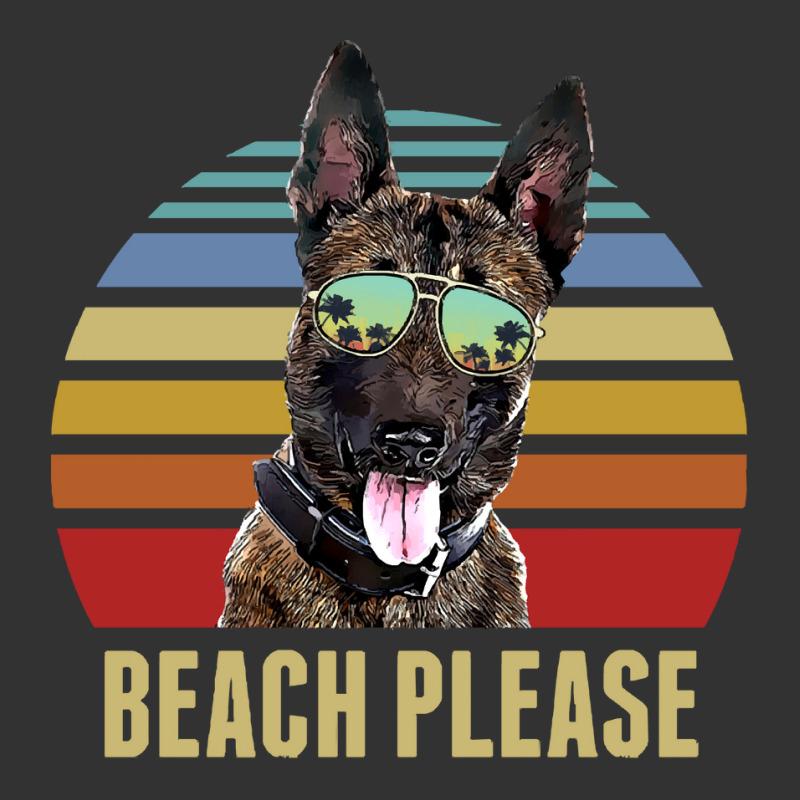 Belgian Malinois Summer Beach Vibe T  Shirt Beach Please Belgian Malin Baby Bodysuit by hedgehogpolecats | Artistshot