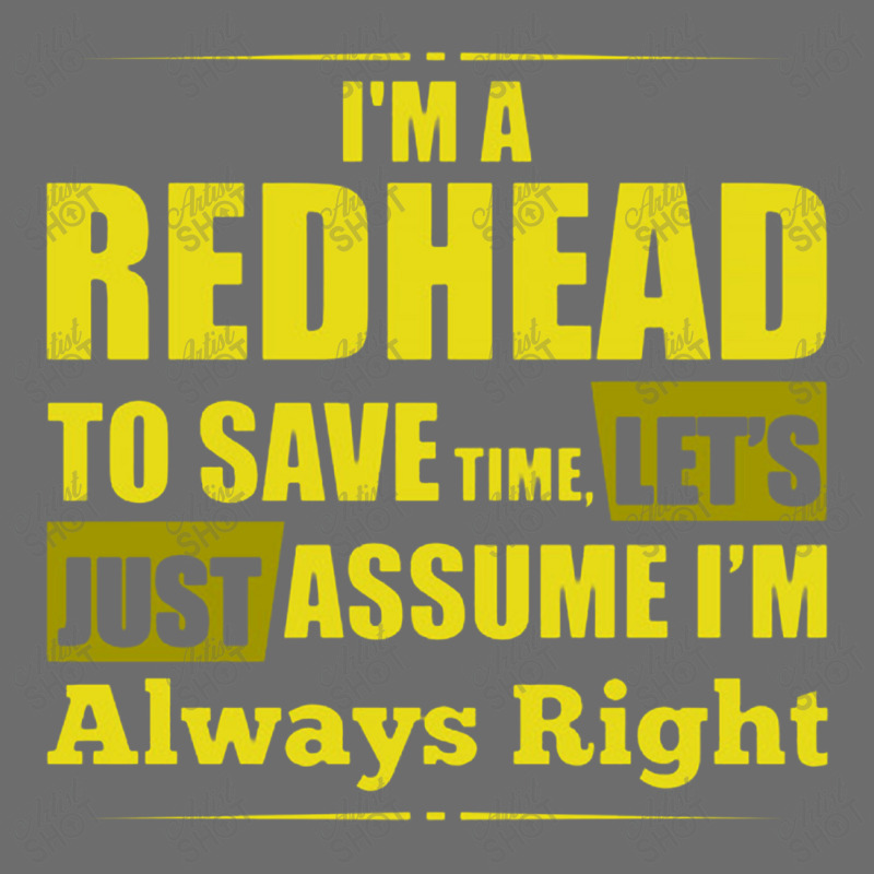 I Am A Redhead To Save Time , Lets Just Assume I Am Always Right Funny Toddler 3/4 Sleeve Tee by tahanemosi | Artistshot