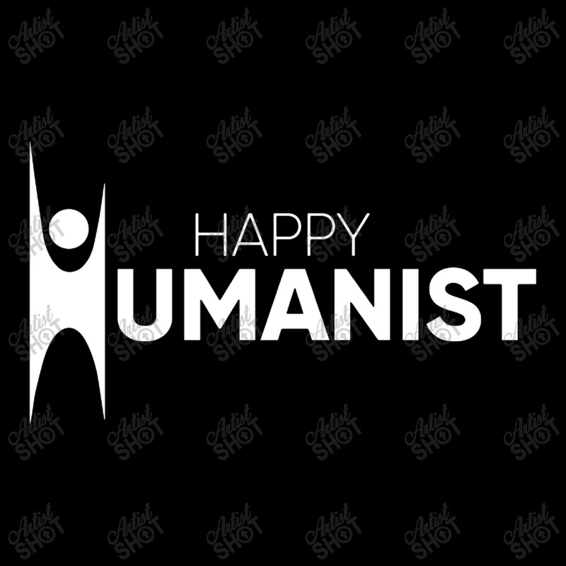 Happy Humanist Symbol Cropped Hoodie by IONIQ | Artistshot