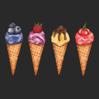 Assorted Ice Cream Cones T  Shirt Assorted Ice Cream Cones Set   Blueb Printed Hat | Artistshot