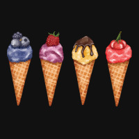 Assorted Ice Cream Cones T  Shirt Assorted Ice Cream Cones Set   Blueb Baby Bibs | Artistshot