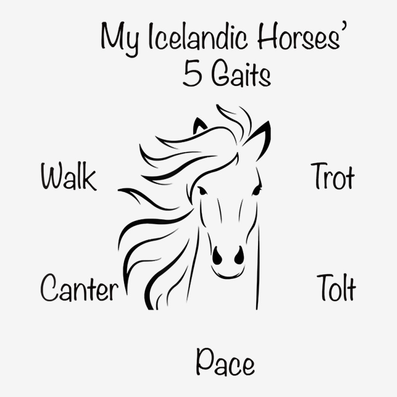 Icelandic Horses 5 Gaits T Shirt Adjustable Cap by michealamifflin | Artistshot