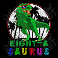 Dinosaur 8 Year Old Dinosaur Birthday 8th T Rex Dino Eight Saurus Legging | Artistshot