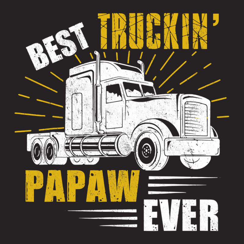 Best Truckin' Papaw Ever Tee Trucker Gift Fathers Day Vintage Cap by Binhthai9809 | Artistshot