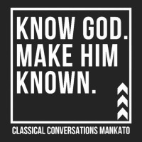 Know God. Make Him Known. Mankato Classical Conversations Premium T Sh 3/4 Sleeve Shirt | Artistshot