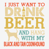 Black And Tan Coonhound Dad Drink Beer Hang With Dog Funny Adjustable Cap | Artistshot