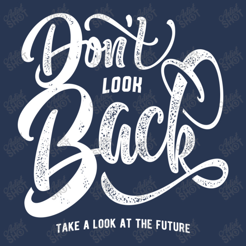 Don't Look Back Take A Look At The Future Men Denim Jacket by thebestisback | Artistshot