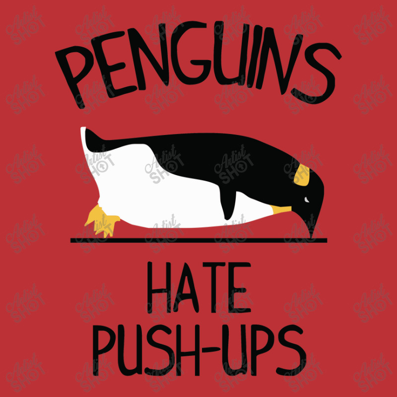 Penguin Hates Push Ups Youth Sweatshirt by heart eye | Artistshot