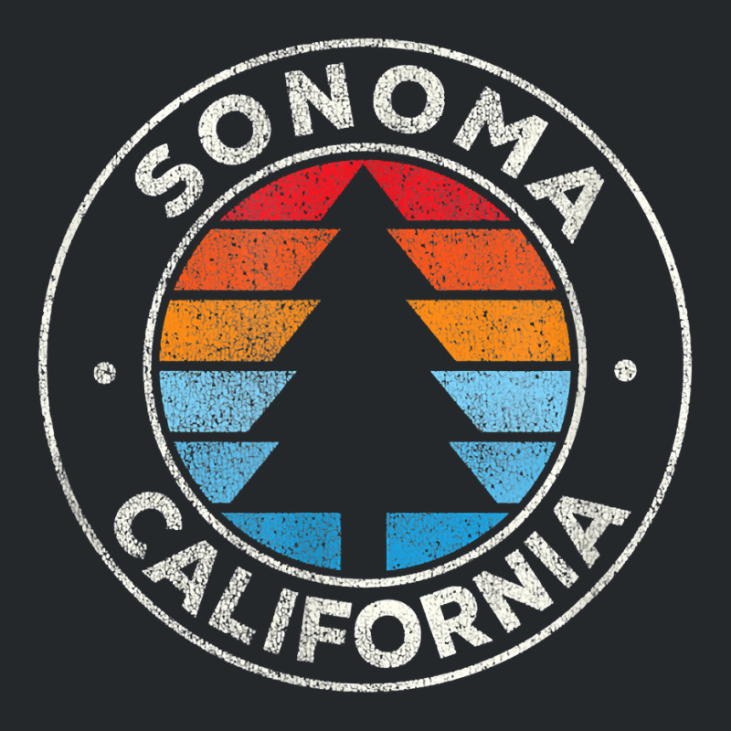 Sonoma California Ca Vintage Graphic Retro 70s T Shirt Crewneck Sweatshirt by michealamifflin | Artistshot