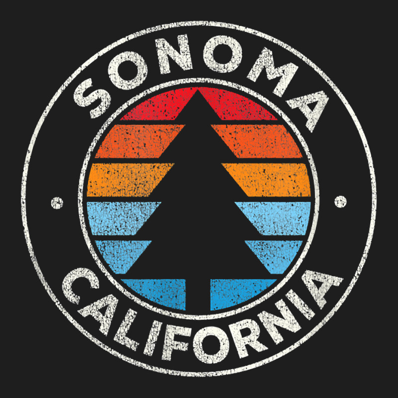 Sonoma California Ca Vintage Graphic Retro 70s T Shirt Classic T-shirt by michealamifflin | Artistshot