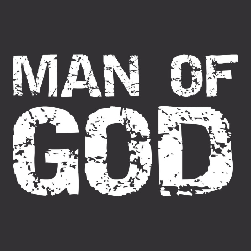 Bold Christian Quote For Men Faith Saying Gift Man Of God Pullover Vintage Hoodie | Artistshot