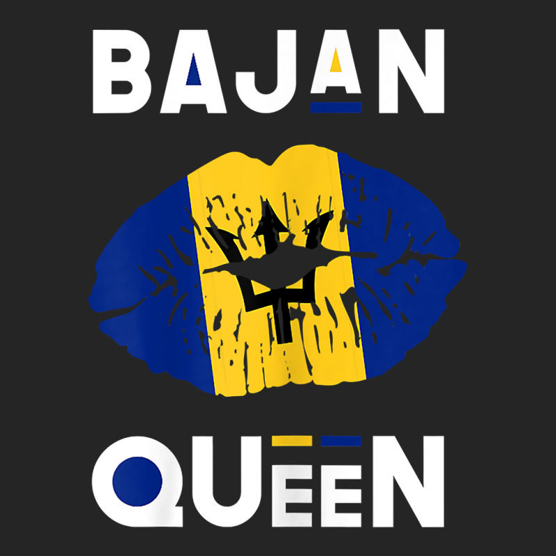 Womens Bajan Queen Shirt Barbados Flag Lips Barbadian Pride T Shirt Unisex Hoodie by sav.anzoey | Artistshot