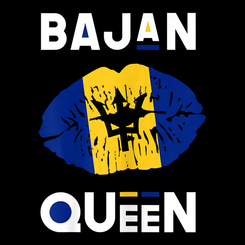 Womens Bajan Queen Shirt Barbados Flag Lips Barbadian Pride T Shirt Men's 3/4 Sleeve Pajama Set by sav.anzoey | Artistshot