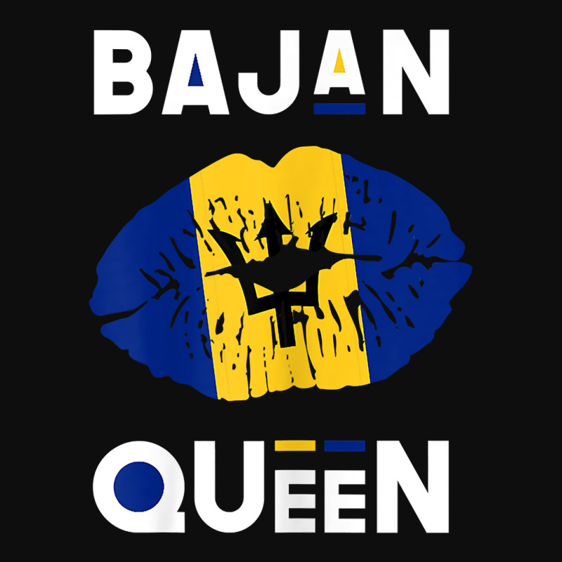 Womens Bajan Queen Shirt Barbados Flag Lips Barbadian Pride T Shirt Crop Top by sav.anzoey | Artistshot