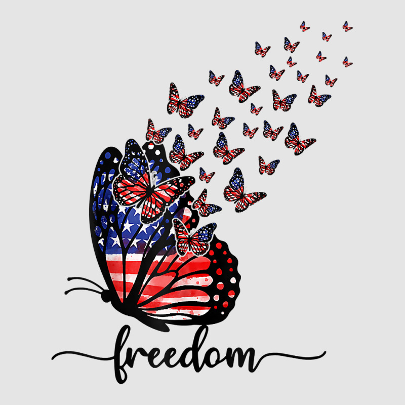 America Freedom Butterfly American Flag 4th Of July Patriot T Shirt Exclusive T-shirt | Artistshot