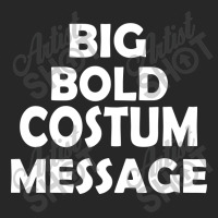 Big Bold Costum Message Men's T-shirt Pajama Set | Artistshot