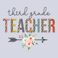 Third Grade Teacher Leopard Teacher's Day Back To School T Shirt Fleece Short | Artistshot