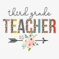 Third Grade Teacher Leopard Teacher's Day Back To School T Shirt Champion Hoodie | Artistshot