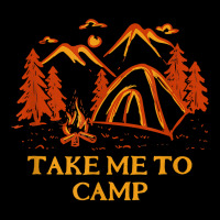 Take Me To Camp Summer Vacation Tropical Trip Camping T Shirt Lightweight Hoodie | Artistshot