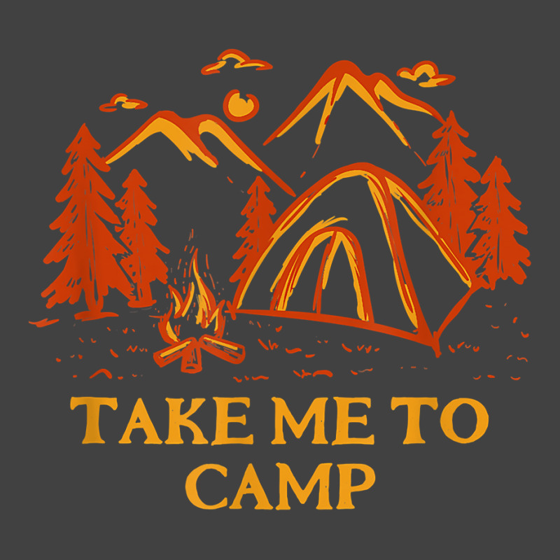 Take Me To Camp Summer Vacation Tropical Trip Camping T Shirt Vintage T-shirt | Artistshot